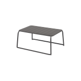 Table XL Moli H44 100x74 - gris anthracite