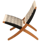 Fauteuil CHILL – Ecru & Noir