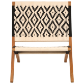 Fauteuil CHILL – Ecru & Noir