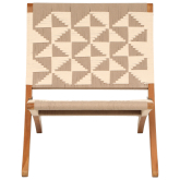 Fauteuil CHILL – Ecru & Taupe