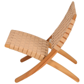 Fauteuil CHILL – Cuir beige