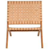 Fauteuil CHILL – Cuir beige