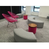 Plateau pouf