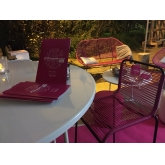 Tabouret haut Ipanema - fuchsia