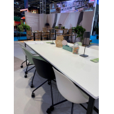 Table Krea H75 240x120 - blanc