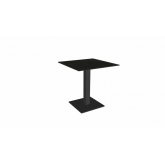Table Stan H73 70x70 - noir & noir outdoor