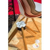 Chaise Hagen - blanc