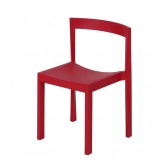 Chaise Cubik - rouge