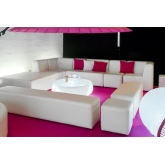 Pouf Nikki 100x100 - blanc