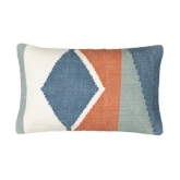 Coussin Norvège - bleu - 50x30cm