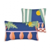 Coussin Anacapri - multicolore - 50x30cm