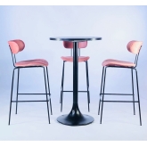 Chaise haute Dante - rose