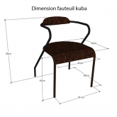 Fauteuil Kuba