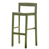 Chaise haute Cubik - vert avocat