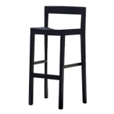 Tabouret cubik noir