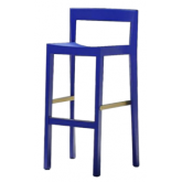 Chaise haute Cubik - bleu