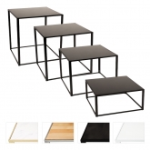 Tables Kadra - plateaux 100 x 100 cm