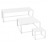 Tables Kadra H45 - blanc