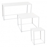 Tables Kadra H73 - blanc