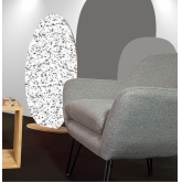 Paravent 3 pétales - gris terrazzo