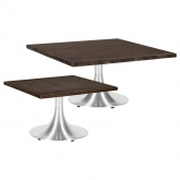 Tables basses Stacy carrées - wood