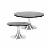 Tables basses Stacy rondes - noir