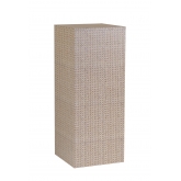Stèle en swedboard 40x40 H 100 cannage