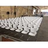 Chaise Origami - white