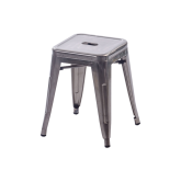 Tabouret bas Gunmetal