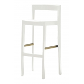 Tabouret cubik blanc