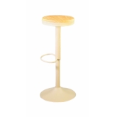 Tabouret Kamino - beige lin/bois