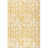 Tapis Chevron 200x290cm - jaune in/outdoor