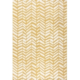 Tapis Chevron 200x290cm - jaune in/outdoor