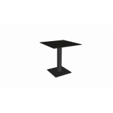 Table Stan H73 70x70 - noir & noir outdoor