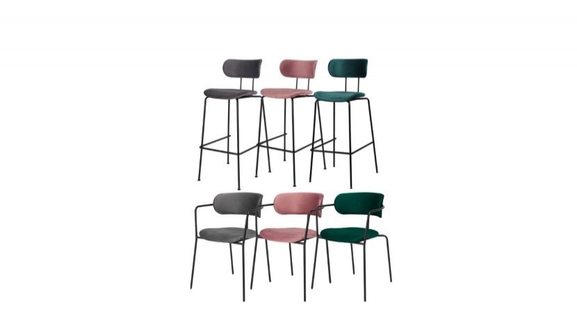 Chaise-Tabouret <span class='fbold'>DANTE